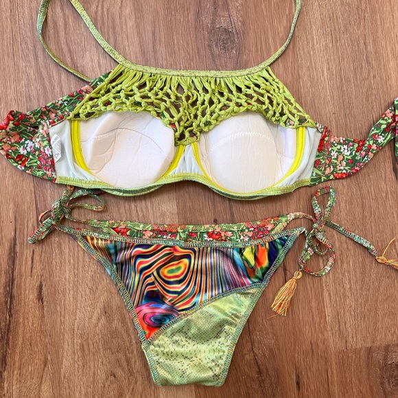 Perla Negra 3 piece bikini set, size M - Picture 3 of 7